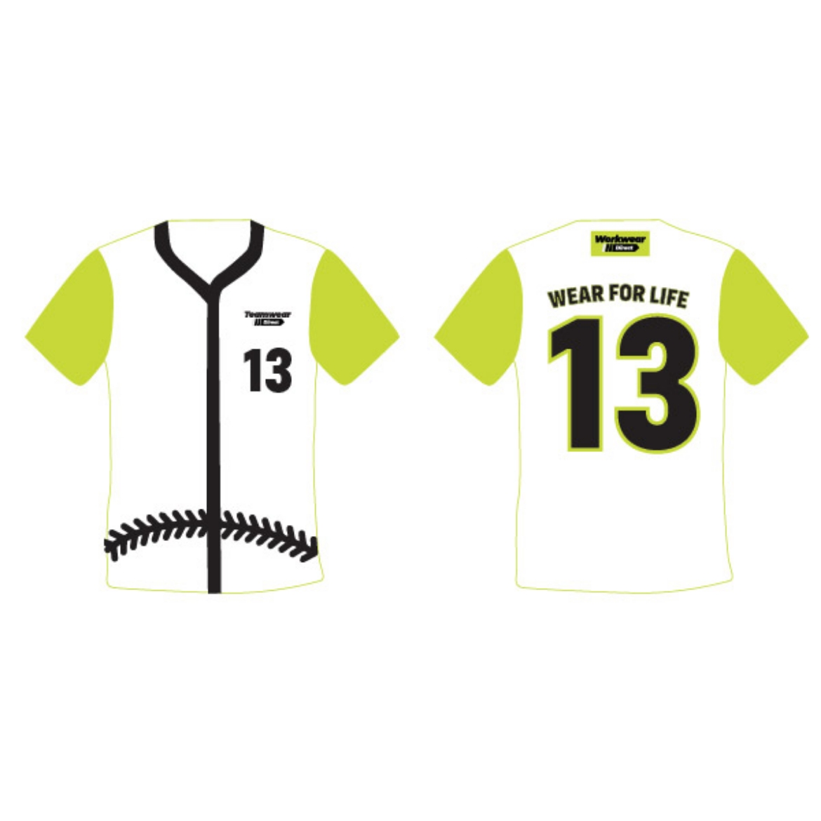 Picture of Teamwear Direct Baseball Jersey